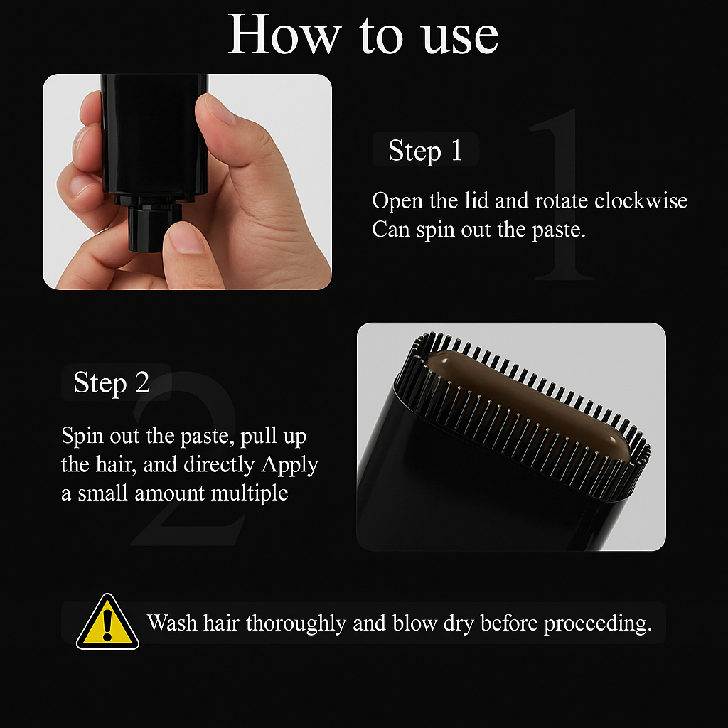 Instant Gray Hair Coverage Stick