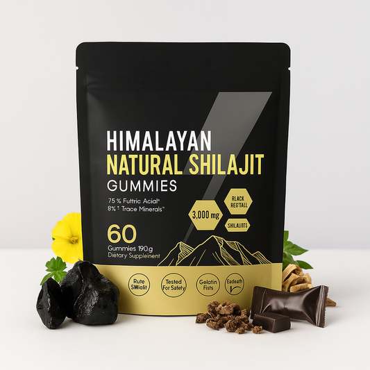 Goldene Himalaya Shilajit Gummis