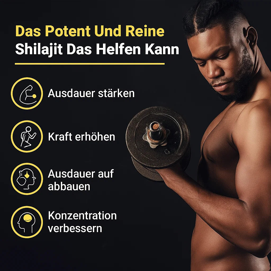 Goldene Himalaya Shilajit Gummis